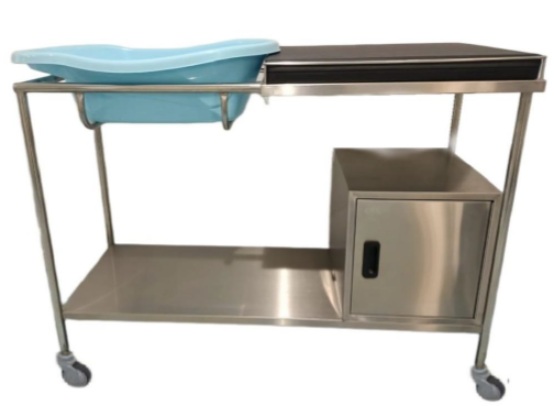 BABY BATH TROLLEY